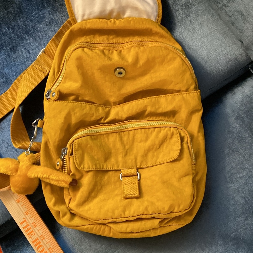 Kipling Yellow Mini Backpack - Picture 3 of 12